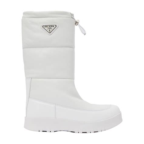 prada white snow boots|prada snow boots women's.